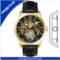 OEM Skeleton Automatic Watch with Genuine Leather Band